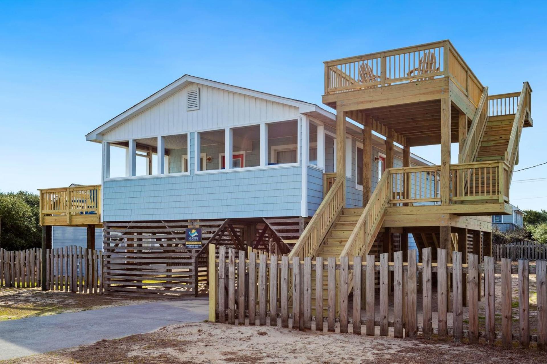 4011 The Dogs House 2 Min Walk To Beach Kitty Hawk Exteriér fotografie