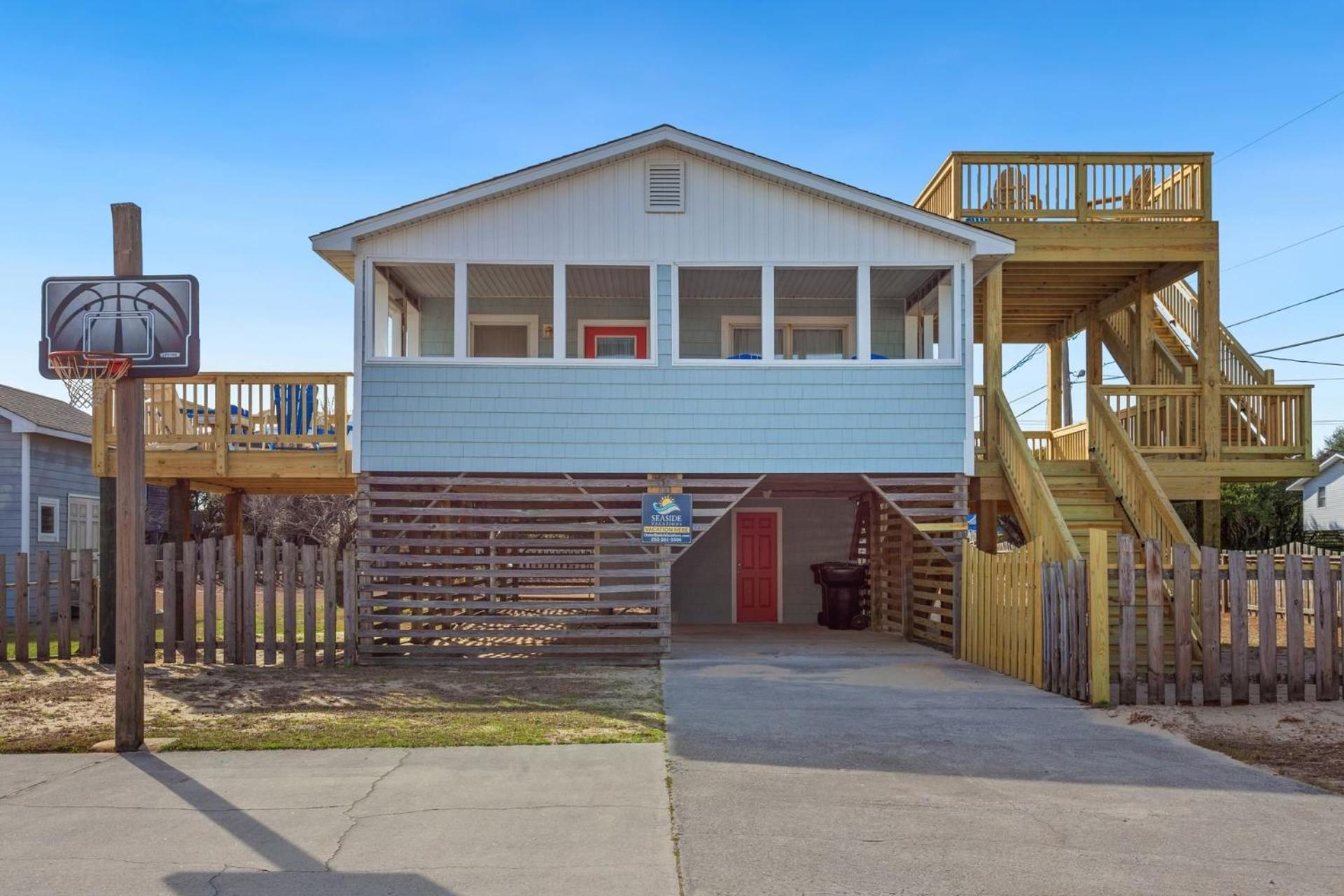 4011 The Dogs House 2 Min Walk To Beach Kitty Hawk Exteriér fotografie
